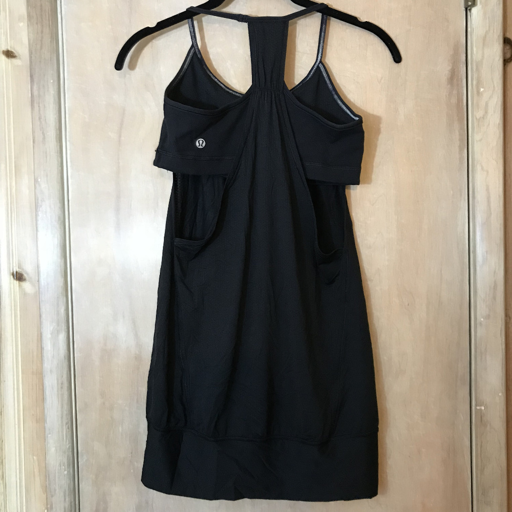 Lululemon Black No Limits Shelf Bra Tank 6 Ombre